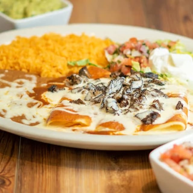 Enchiladas Al Carbon.