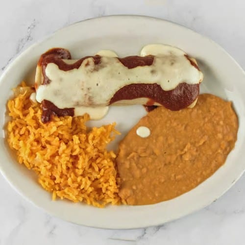 Enchilada Burrito Dinner.