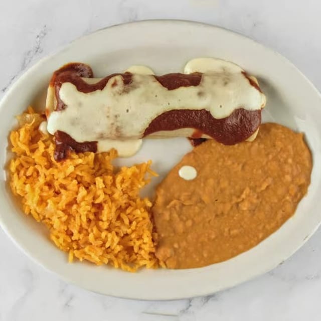 Enchilada Burrito Dinner.